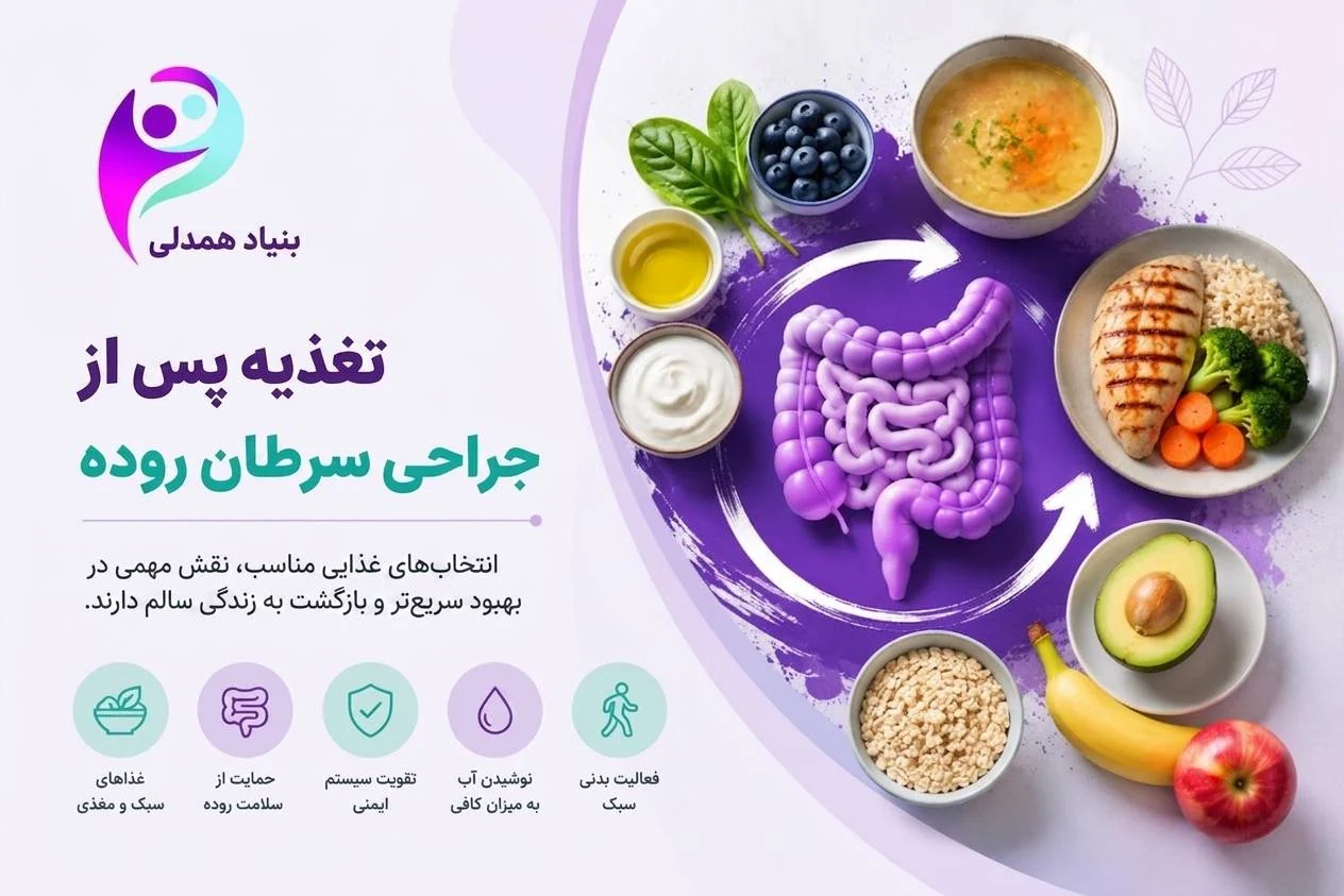 تغذیه بعد از جراحی سرطان روده