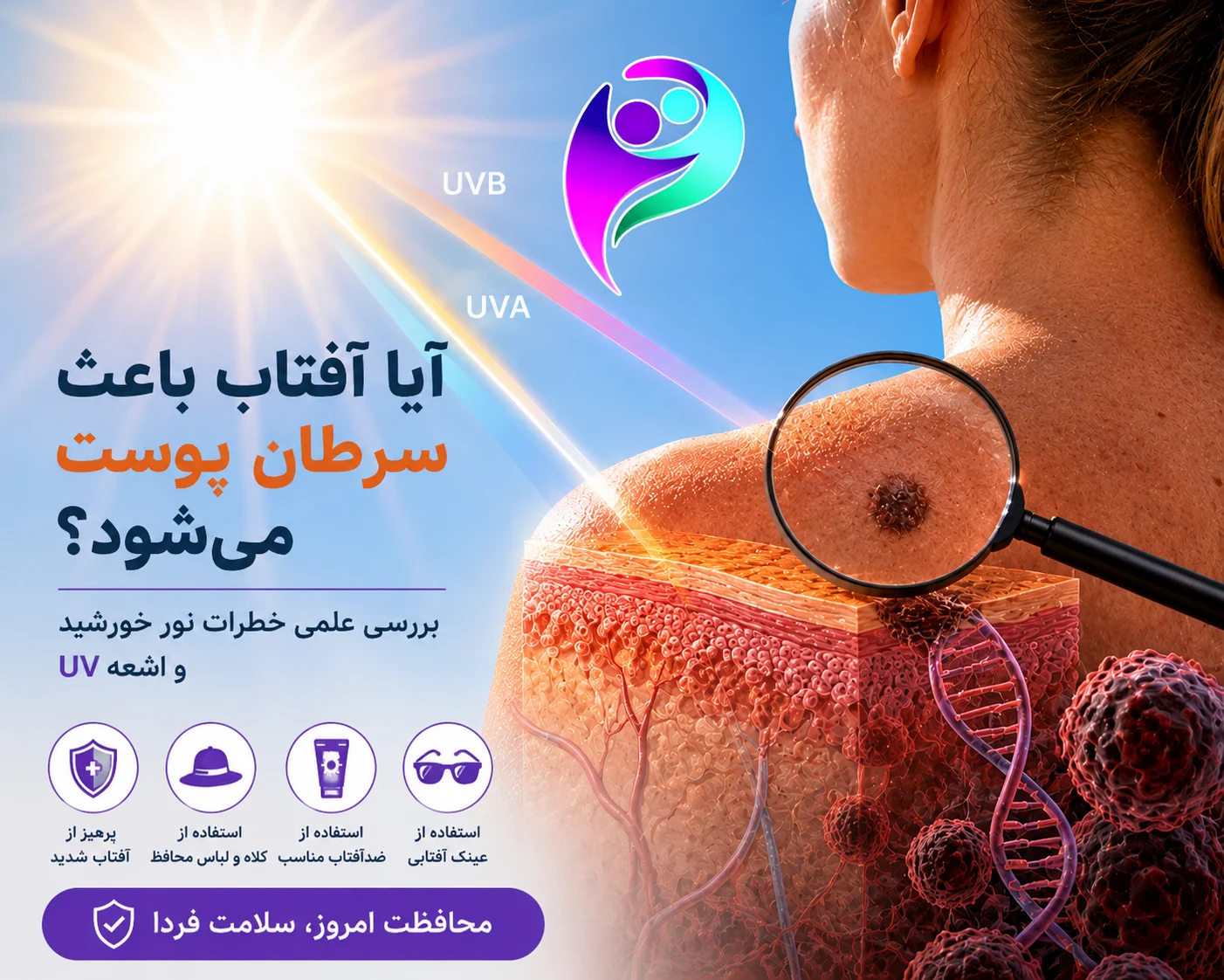 آیا آفتاب باعث سرطان پوست میشود