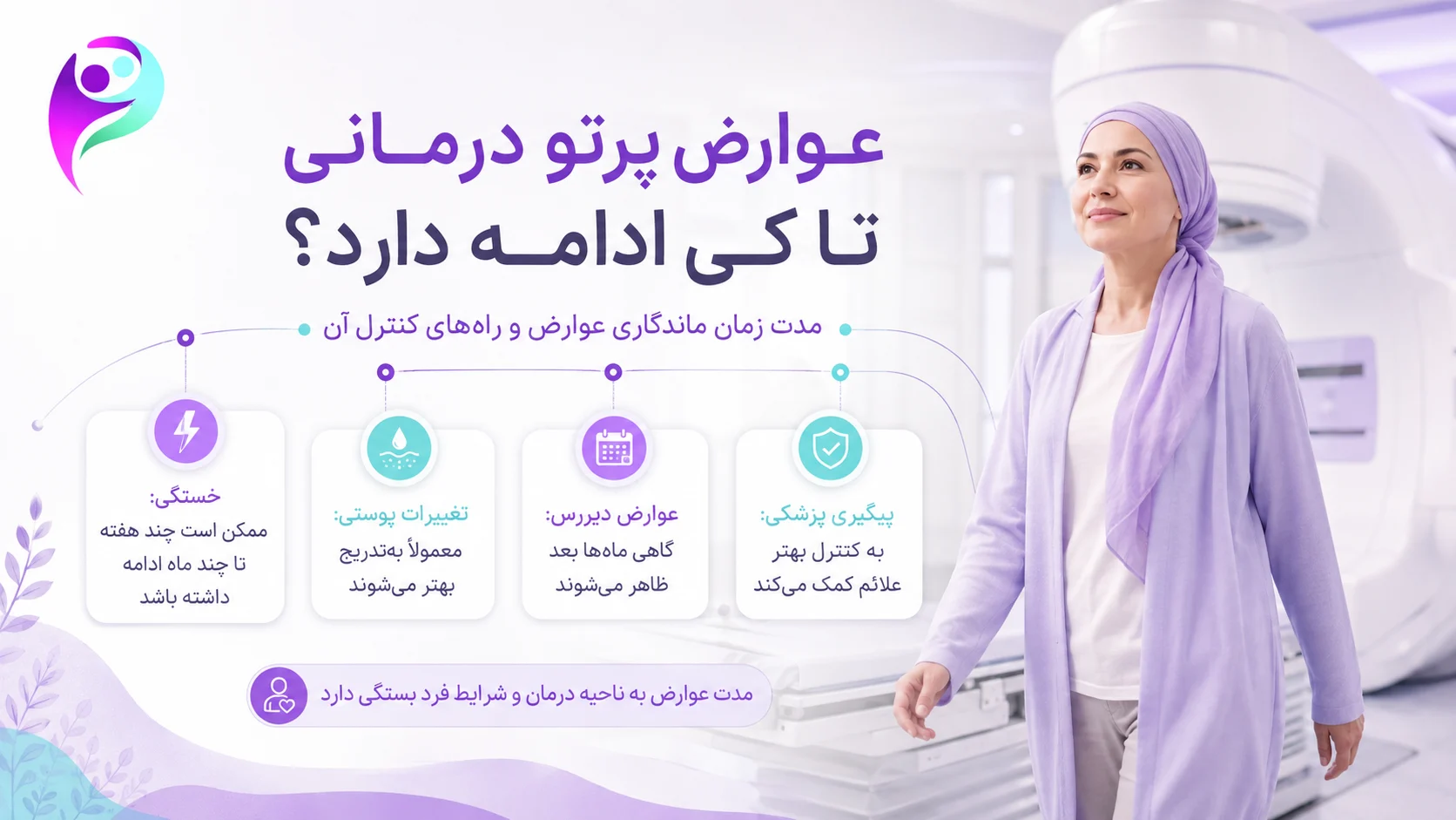 عوارض پرتو درمانی تا کی ادامه دارد